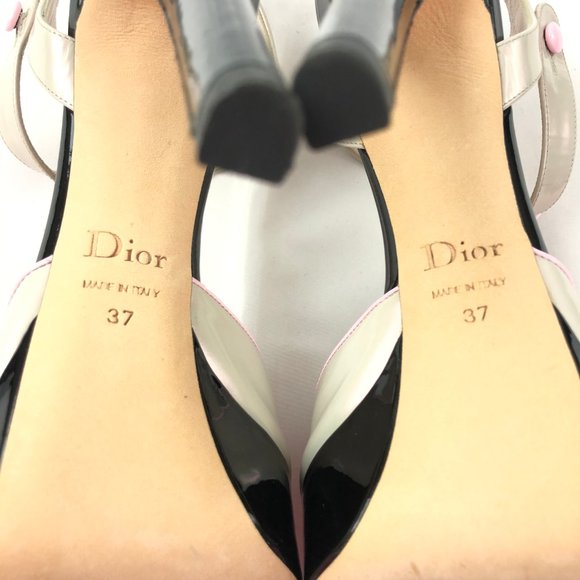 Rare Christian Dior Pearlized Platform Mary Janes - Picture 5 of 8